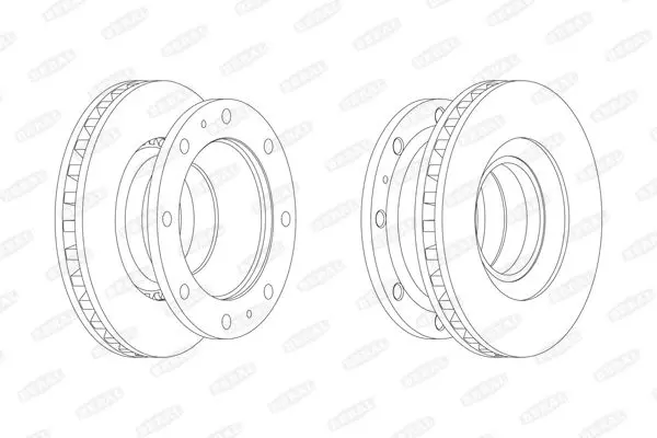 Handler.Part Brake disc BERAL BCR110A 1