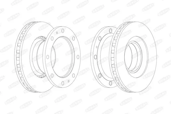 Handler.Part Brake disc BERAL BCR111A 1