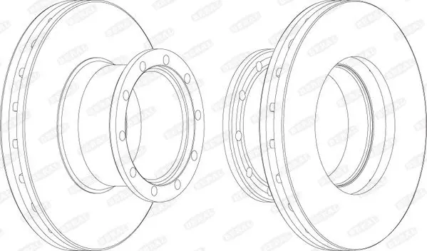 Handler.Part Brake disc BERAL BCR113A 1