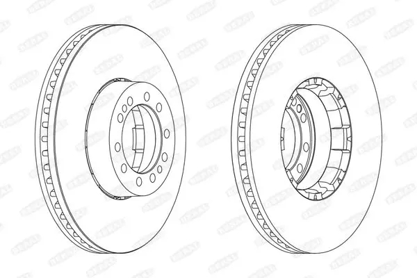 Handler.Part Brake disc BERAL BCR134A 1