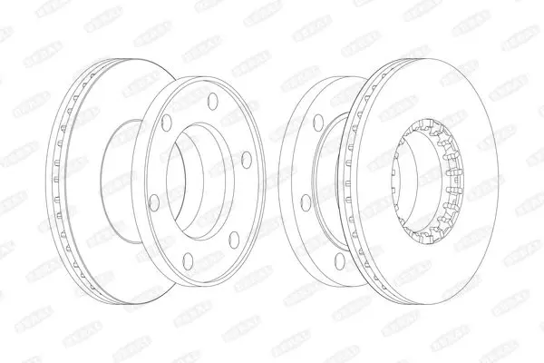 Handler.Part Brake disc BERAL BCR174A 1