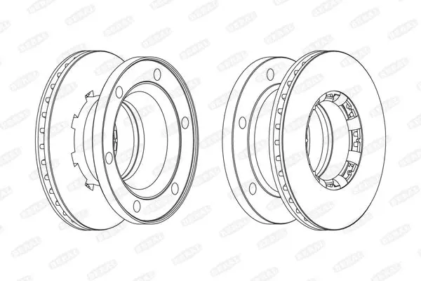 Handler.Part Brake disc BERAL BCR175A 1