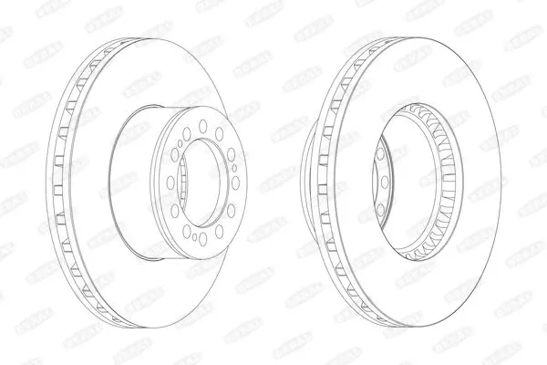 Handler.Part Brake disc BERAL BCR181A 1