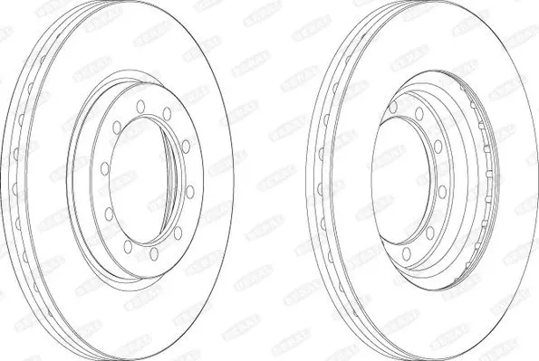 Handler.Part Brake disc BERAL BCR182A 1