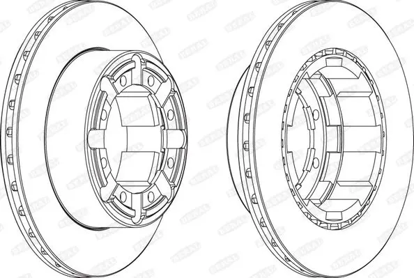 Handler.Part Brake disc BERAL BCR184A 1