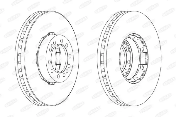 Handler.Part Brake disc BERAL BCR185A 1