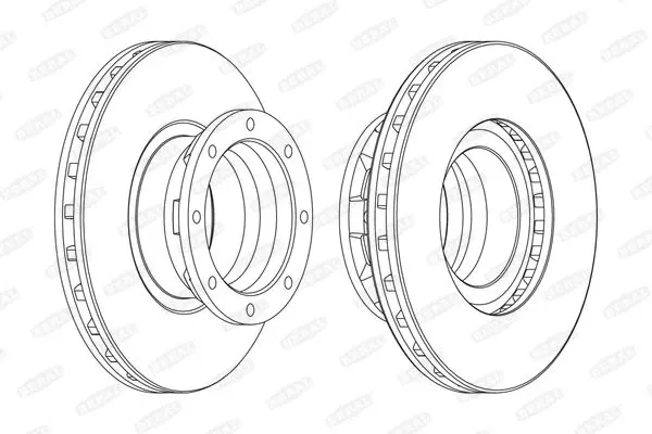 Handler.Part Brake disc BERAL BCR187A 1