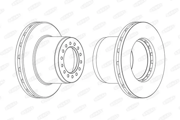 Handler.Part Brake disc BERAL BCR189A 1