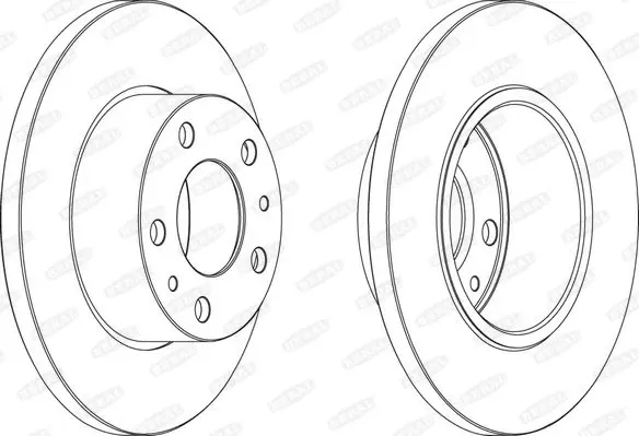 Handler.Part Brake disc BERAL BCR195A 1