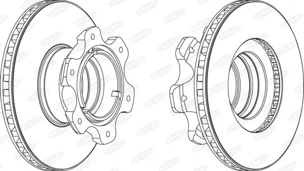 Handler.Part Brake disc BERAL BCR209A 1