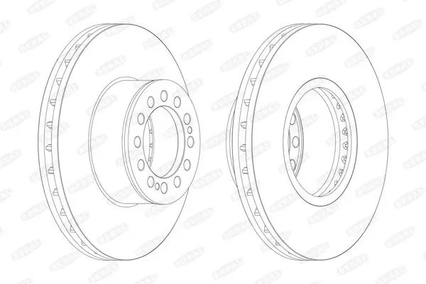 Handler.Part Brake disc BERAL BCR214A 1