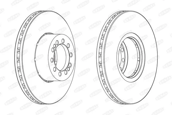 Handler.Part Brake disc BERAL BCR218A 1