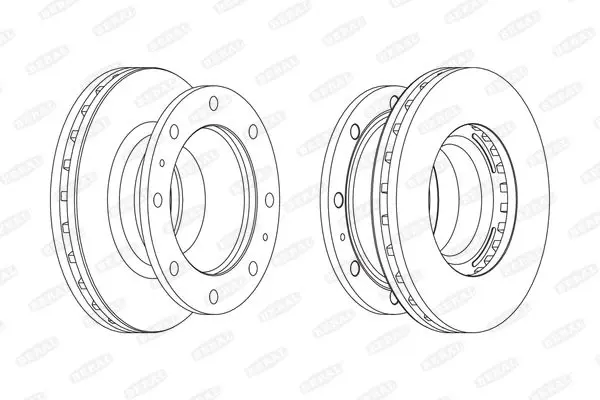 Handler.Part Brake disc BERAL BCR239A 1