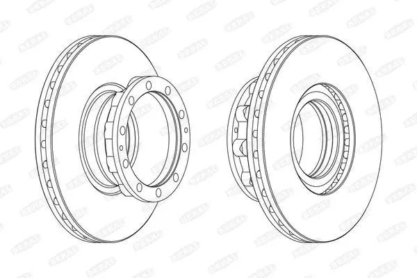 Handler.Part Brake disc BERAL BCR272A 1