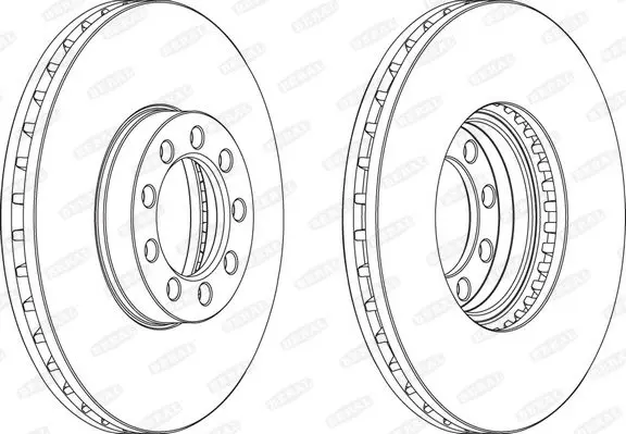 Handler.Part Brake disc BERAL BCR329A 1