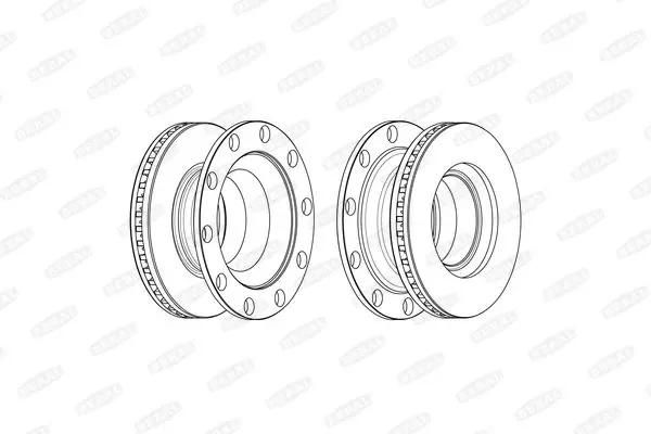 Handler.Part Brake disc BERAL BCR378A 1