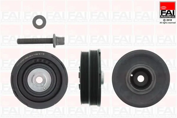 Handler.Part Belt Pulley Set, crankshaft FAI AUTOPARTS FVD1027K 1