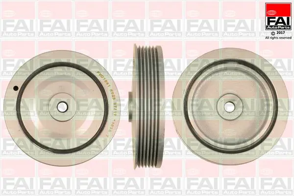 Handler.Part Belt pulley, crankshaft FAI AUTOPARTS FVD1041 1