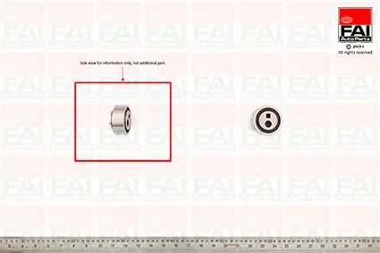 Handler.Part Tensioner pulley, timing belt FAI AUTOPARTS T2919 1