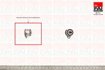 Handler.Part Tensioner pulley, timing belt FAI AUTOPARTS T6440 1