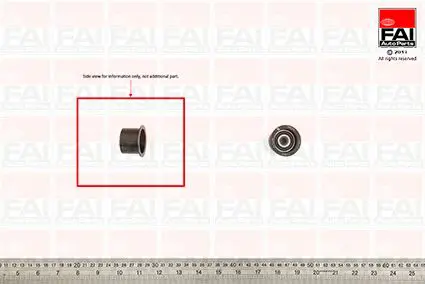 Handler.Part Deflection/guide pulley, timing belt FAI AUTOPARTS T8806 1