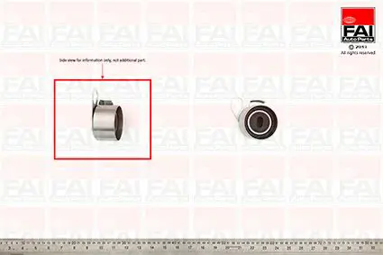 Handler.Part Tensioner pulley, timing belt FAI AUTOPARTS T9280 1