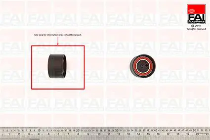 Handler.Part Tensioner pulley, timing belt FAI AUTOPARTS T9335 1