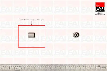 Handler.Part Deflection/guide pulley, timing belt FAI AUTOPARTS T9344 1