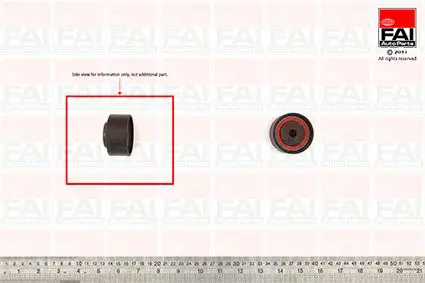 Handler.Part Deflection/guide pulley, timing belt FAI AUTOPARTS T9421 1