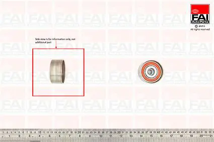 Handler.Part Deflection/guide pulley, timing belt FAI AUTOPARTS T9527 1