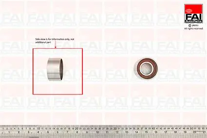 Handler.Part Tensioner pulley, timing belt FAI AUTOPARTS T9557 1