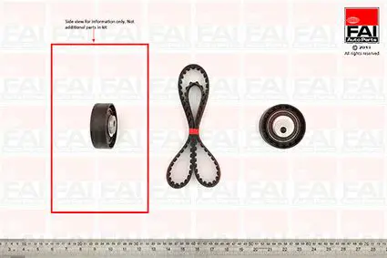 Handler.Part Timing belt set FAI AUTOPARTS TBK102 1