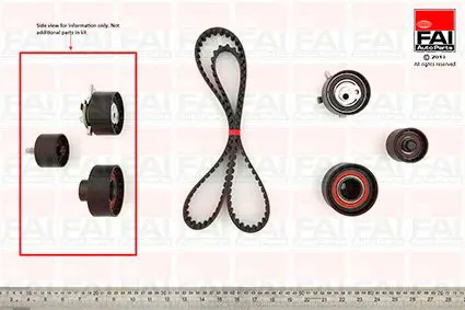 Handler.Part Timing belt set FAI AUTOPARTS TBK149 1