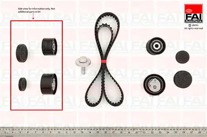 Handler.Part Timing belt set FAI AUTOPARTS TBK171 1