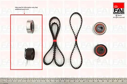 Handler.Part Timing belt set FAI AUTOPARTS TBK201 1