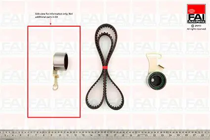 Handler.Part Timing belt set FAI AUTOPARTS TBK213 1