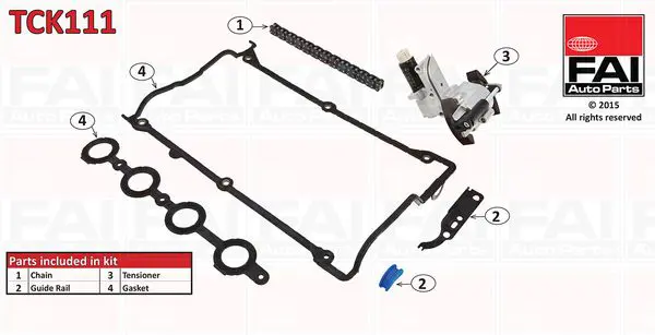 Handler.Part Timing chain kit FAI AUTOPARTS TCK111 1