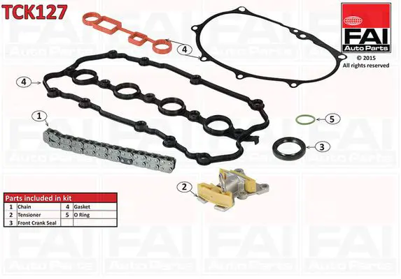 Handler.Part Timing chain kit FAI AUTOPARTS TCK127 1