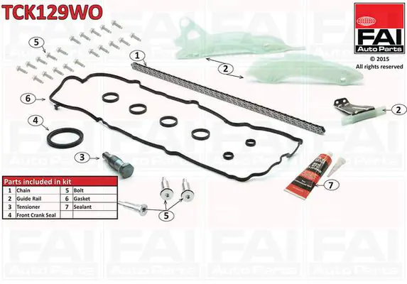 Handler.Part Timing chain kit FAI AUTOPARTS TCK129WO 1