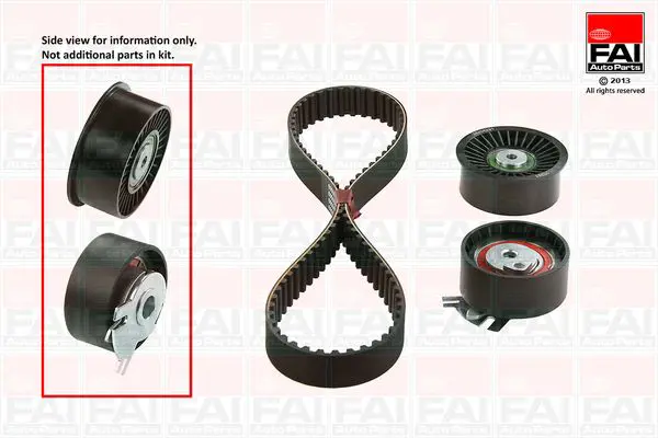 Handler.Part Timing belt set FAI AUTOPARTS TBK341 1