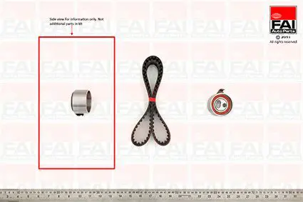 Handler.Part Timing belt set FAI AUTOPARTS TBK424 1