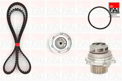 Handler.Part Water pump & timing belt set FAI AUTOPARTS TBK906127 1