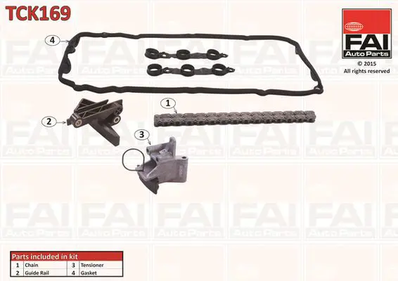 Handler.Part Timing chain kit FAI AUTOPARTS TCK169 1