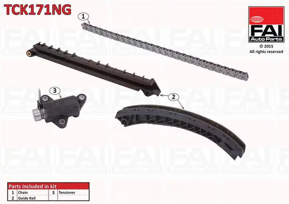 Handler.Part Timing chain kit FAI AUTOPARTS TCK171NG 1