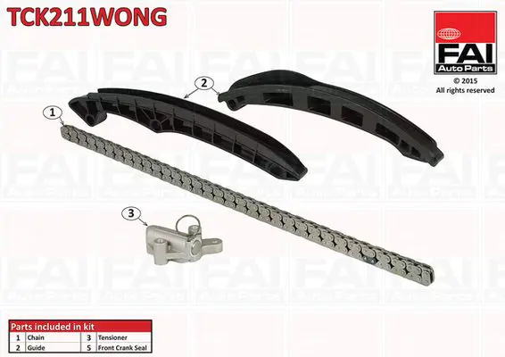 Handler.Part Timing chain kit FAI AUTOPARTS TCK211WONG 1