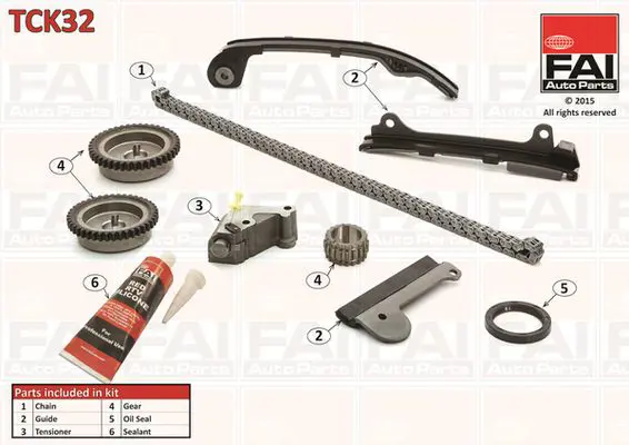 Handler.Part Timing chain kit FAI AUTOPARTS TCK32 1