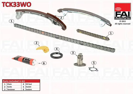 Handler.Part Timing chain kit FAI AUTOPARTS TCK33WO 1