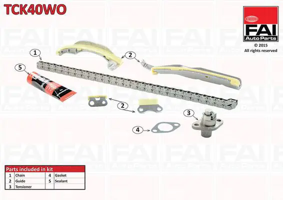 Handler.Part Timing chain kit FAI AUTOPARTS TCK40WO 1