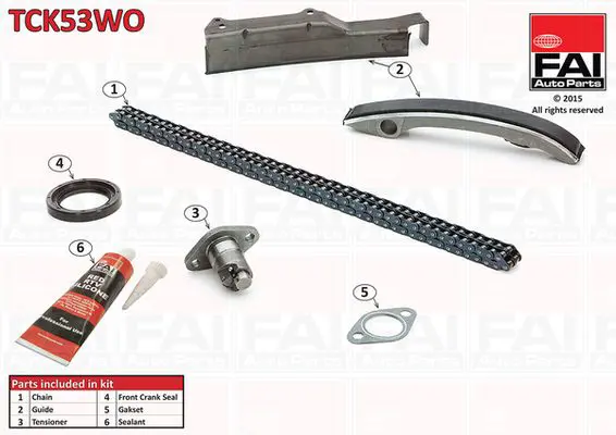 Handler.Part Timing chain kit FAI AUTOPARTS TCK53WO 1