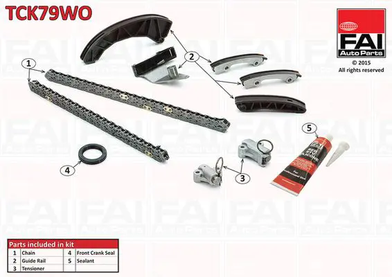 Handler.Part Timing chain kit FAI AUTOPARTS TCK79WO 1